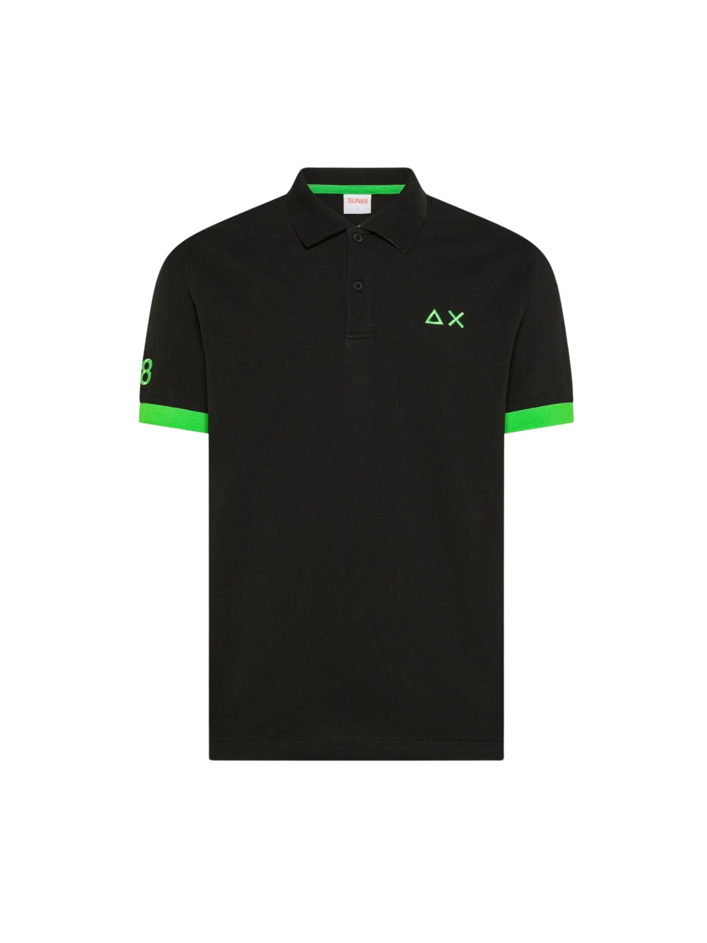 T-Shirt SUN68 en noir : devant