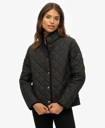 Veste mi-saison 'Estate Country' Superdry en noir : devant