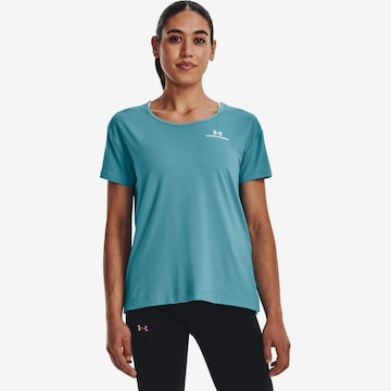 UNDER ARMOUR Functioneel shirt in Blauw: voorkant