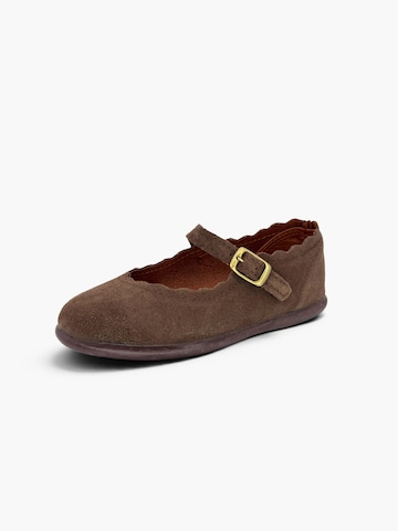 Pisamonas - Zapatos bajos en marrón: frente