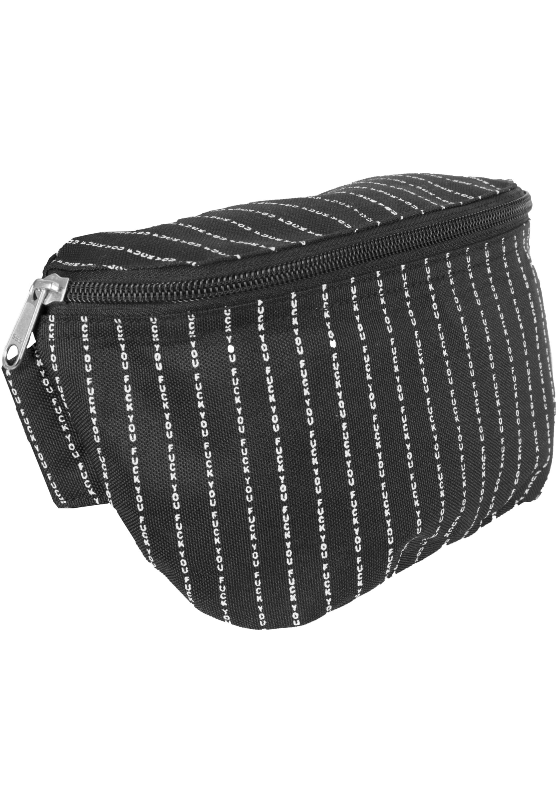 Mister Tee Τσαντάκι μέσης 'F*ck you' σε μαύρο: μπροστά