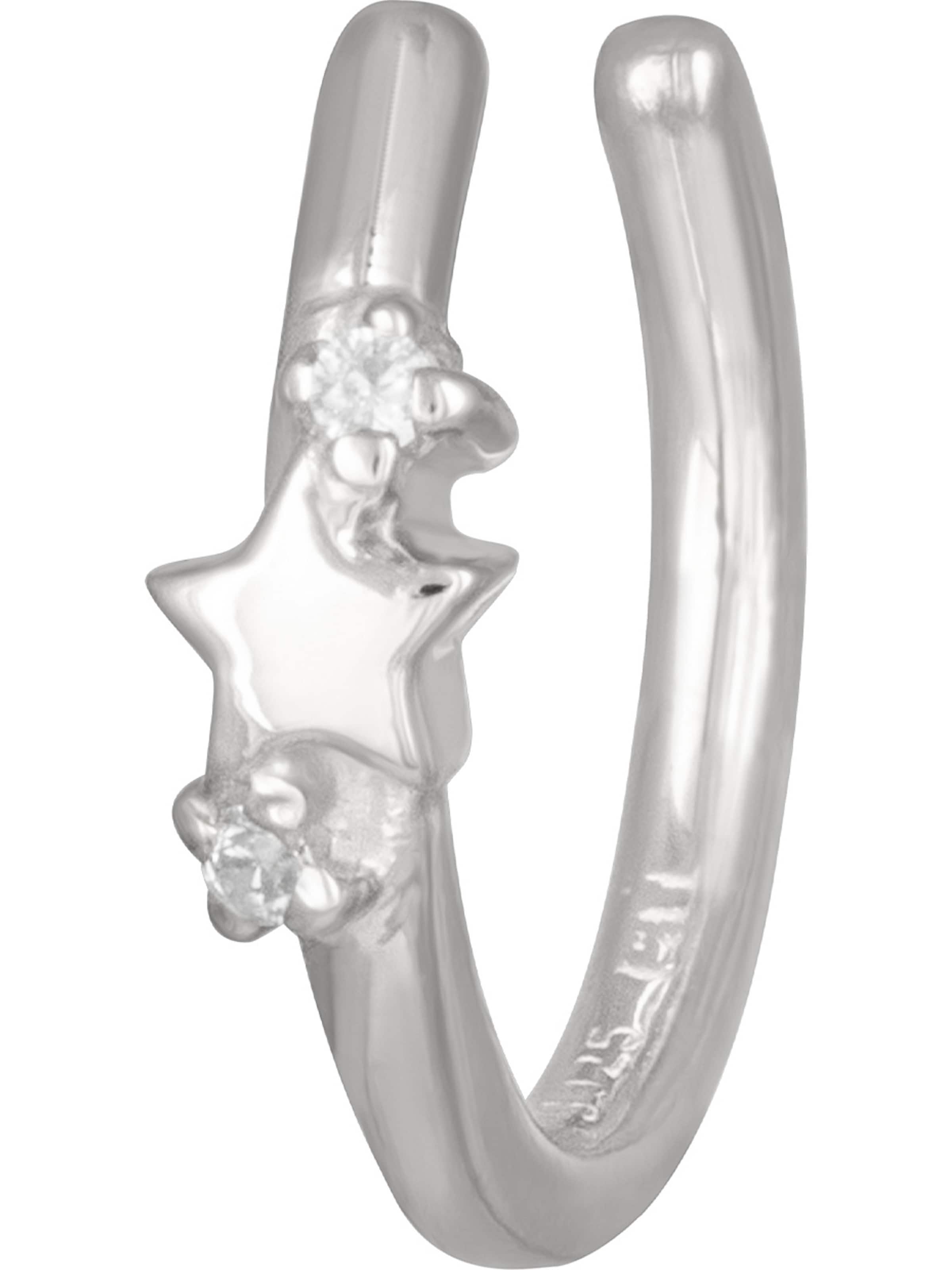 caï Earrings in Silver: front