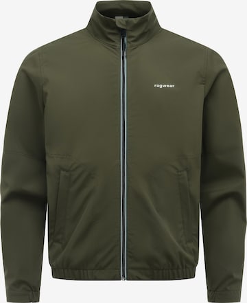 Ragwear Funktionsjacke 'Collwie Bonded' in Grün: Vorderseite