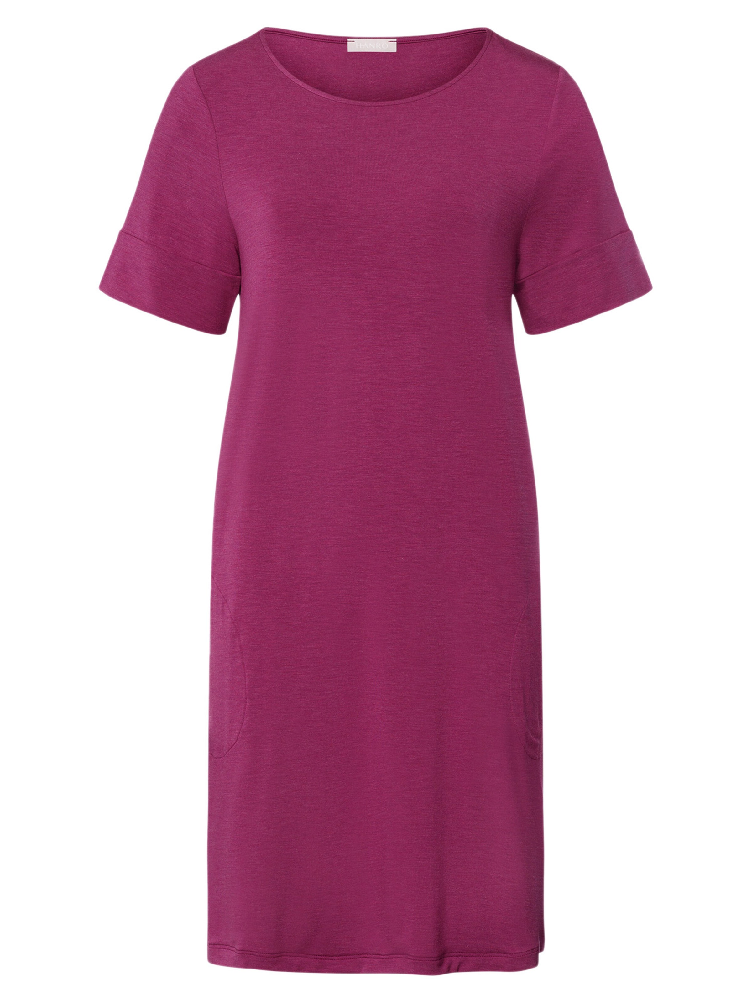 Hanro Nightgown 'Natural Elegance' in Red: front