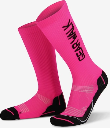 Chaussettes montantes normani en rose