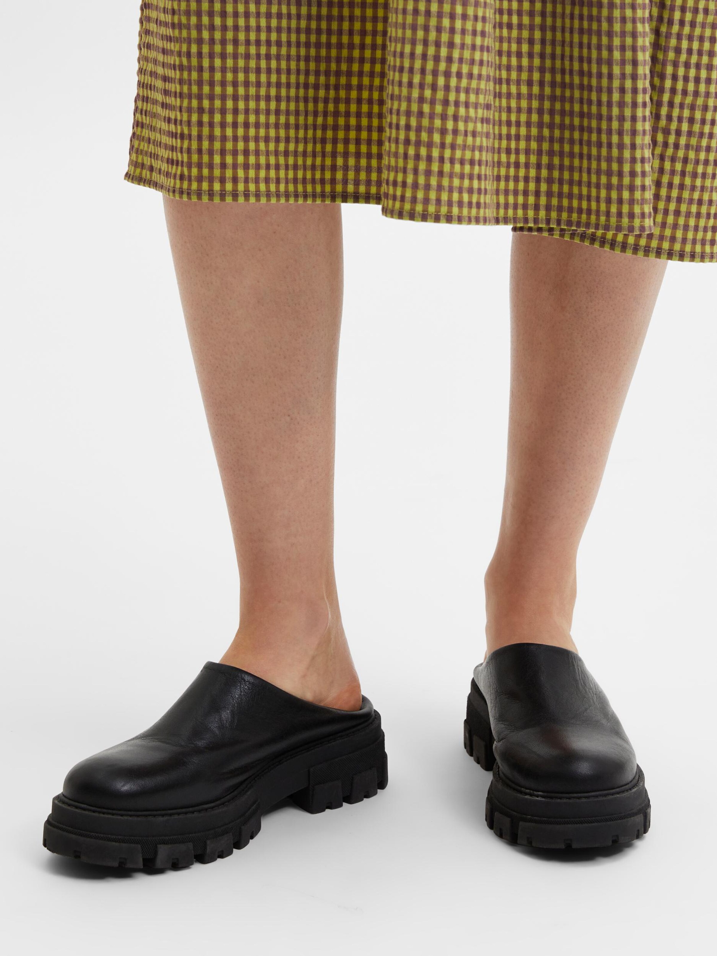 SELECTED FEMME Muiltjes 'Ellie' - Zwart | The Founded
