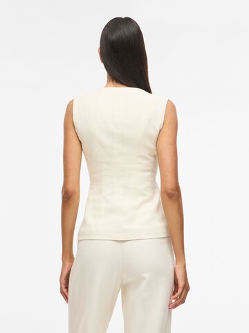 VILA - Chaleco para traje 'VIPockey' en beige