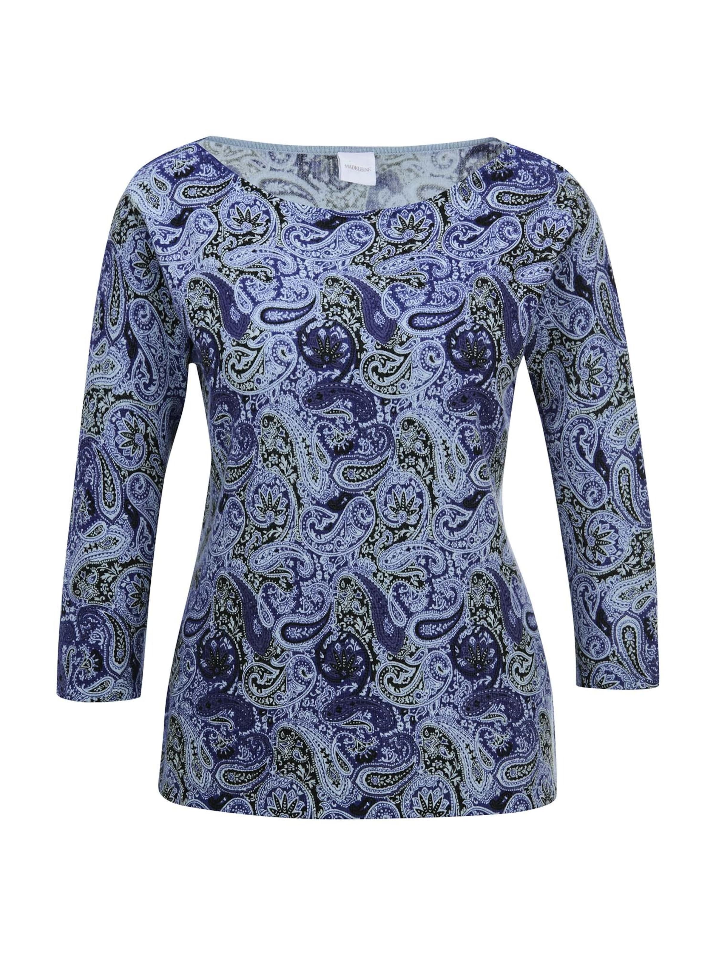 MADELEINE Sweater in Dark blue / Wool white, Item view