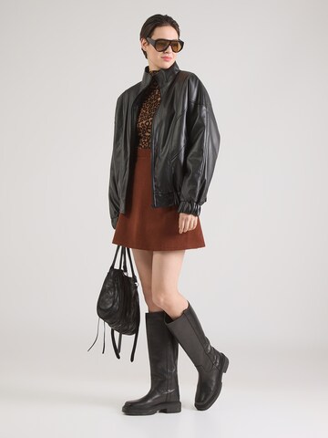 ABOUT YOU - Saia 'Mara Skirt' em castanho