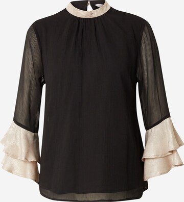 Wallis Blouse in Zwart: voorkant