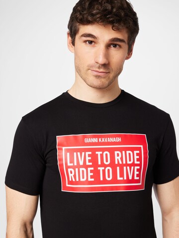 Gianni Kavanagh Shirt 'Ride' in Zwart