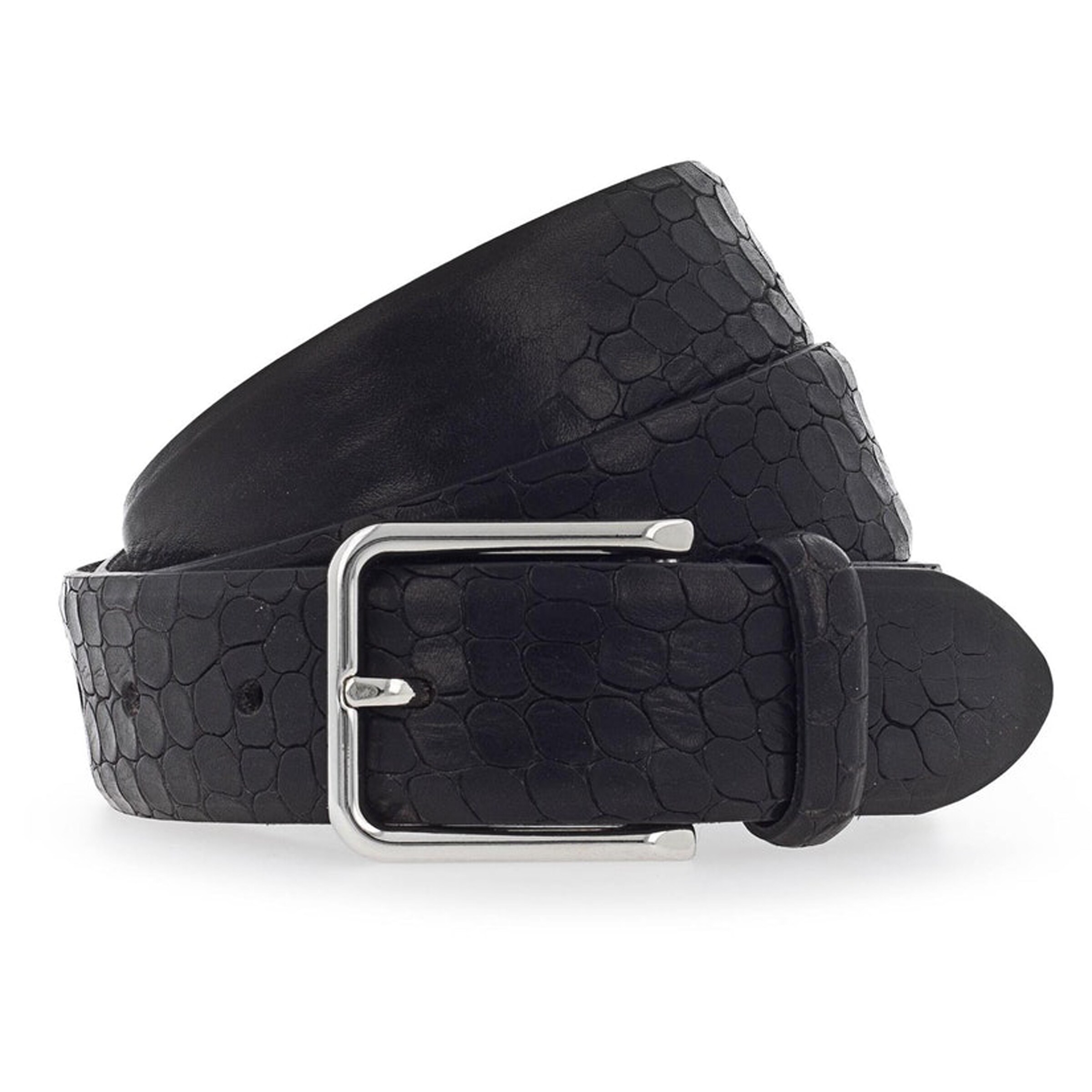 Ceinture 'Karl' B.BELT en noir : devant