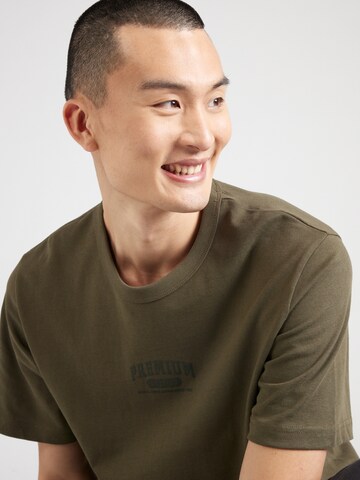 Jack & Jones Premium Футболка 'JPRBLUMARCUS' в Зеленый