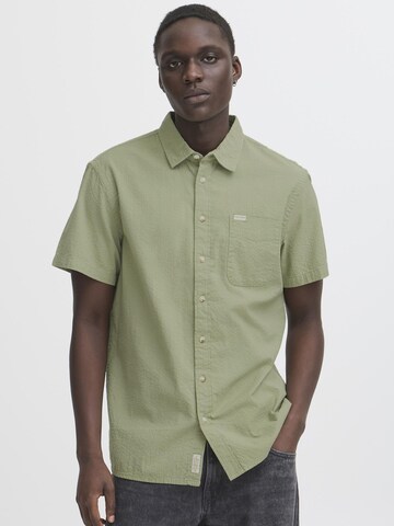 BLEND Regular fit Button Up Shirt ' BHALKE ' in Green