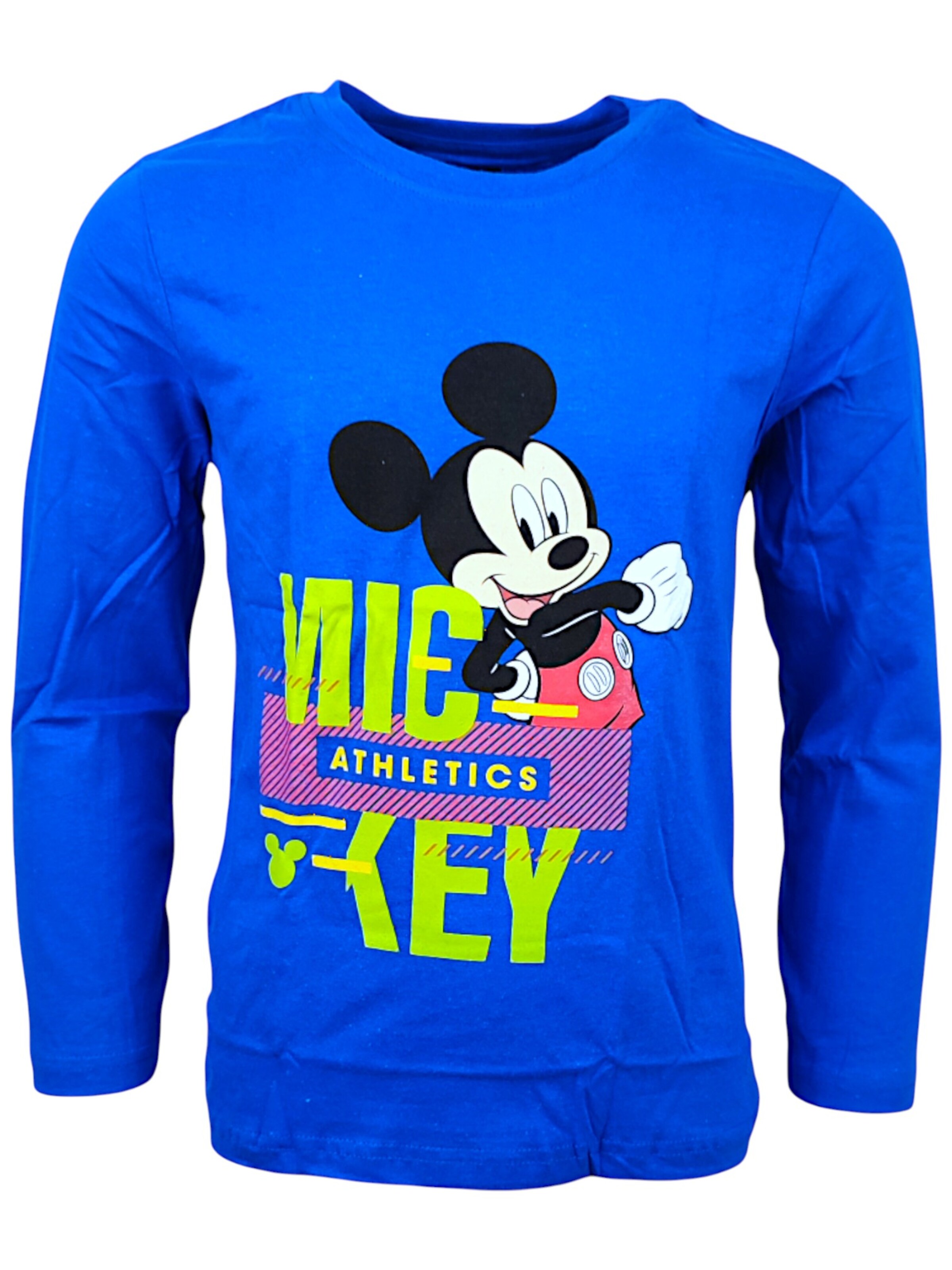 Disney Mickey Mouse & friends Shirt 'Mickey Mouse' in Blue: front
