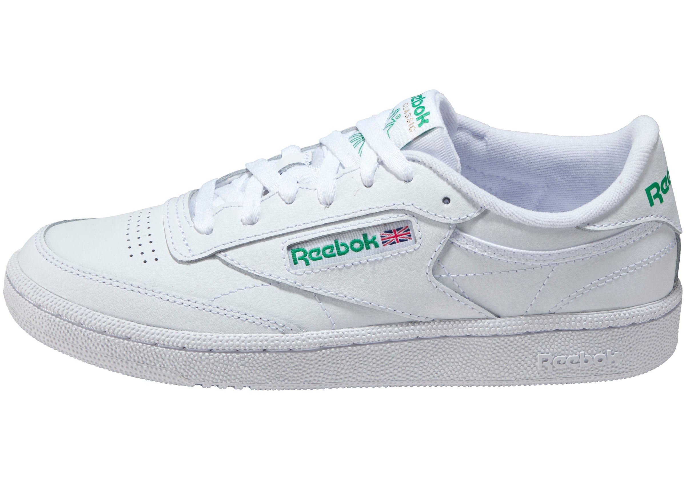 Reebok Rövid szárú sportcipők 'Club C 85' - fehér