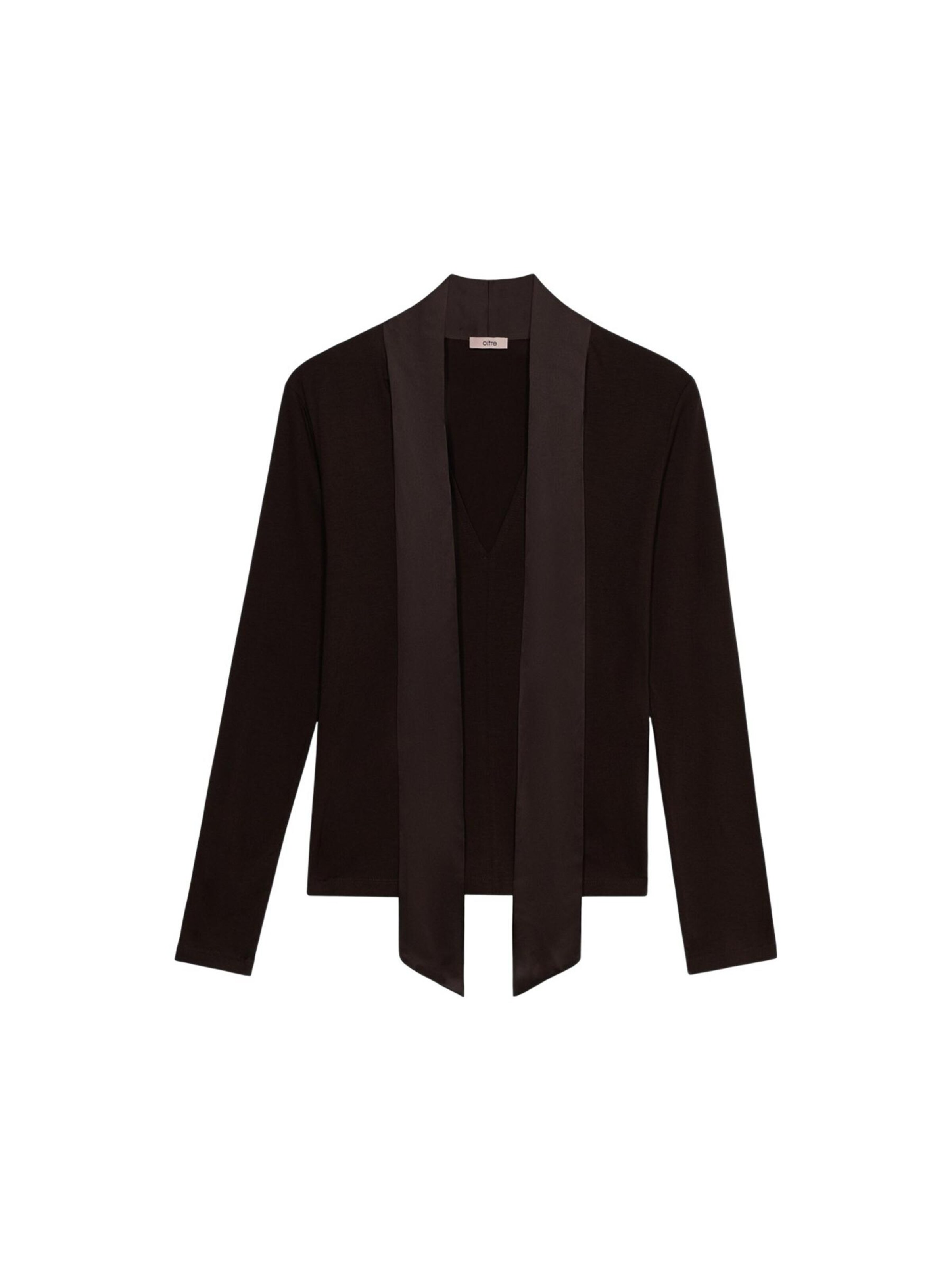 oltre - Top en marrón: frente