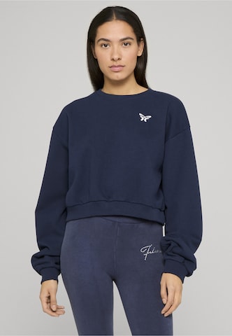 Sweat-shirt Felicious en bleu : devant