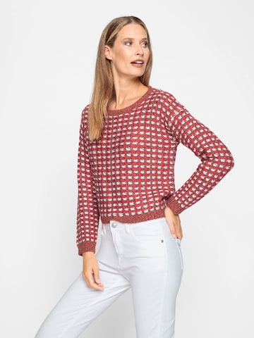 heine - Pullover em vermelho: frente