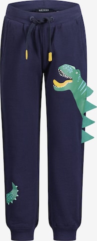 BLUE SEVEN Tapered Hose in Blau: Vorderseite