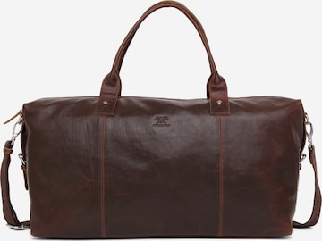 ADAX Travel Bag 'Lasse' in Brown: front