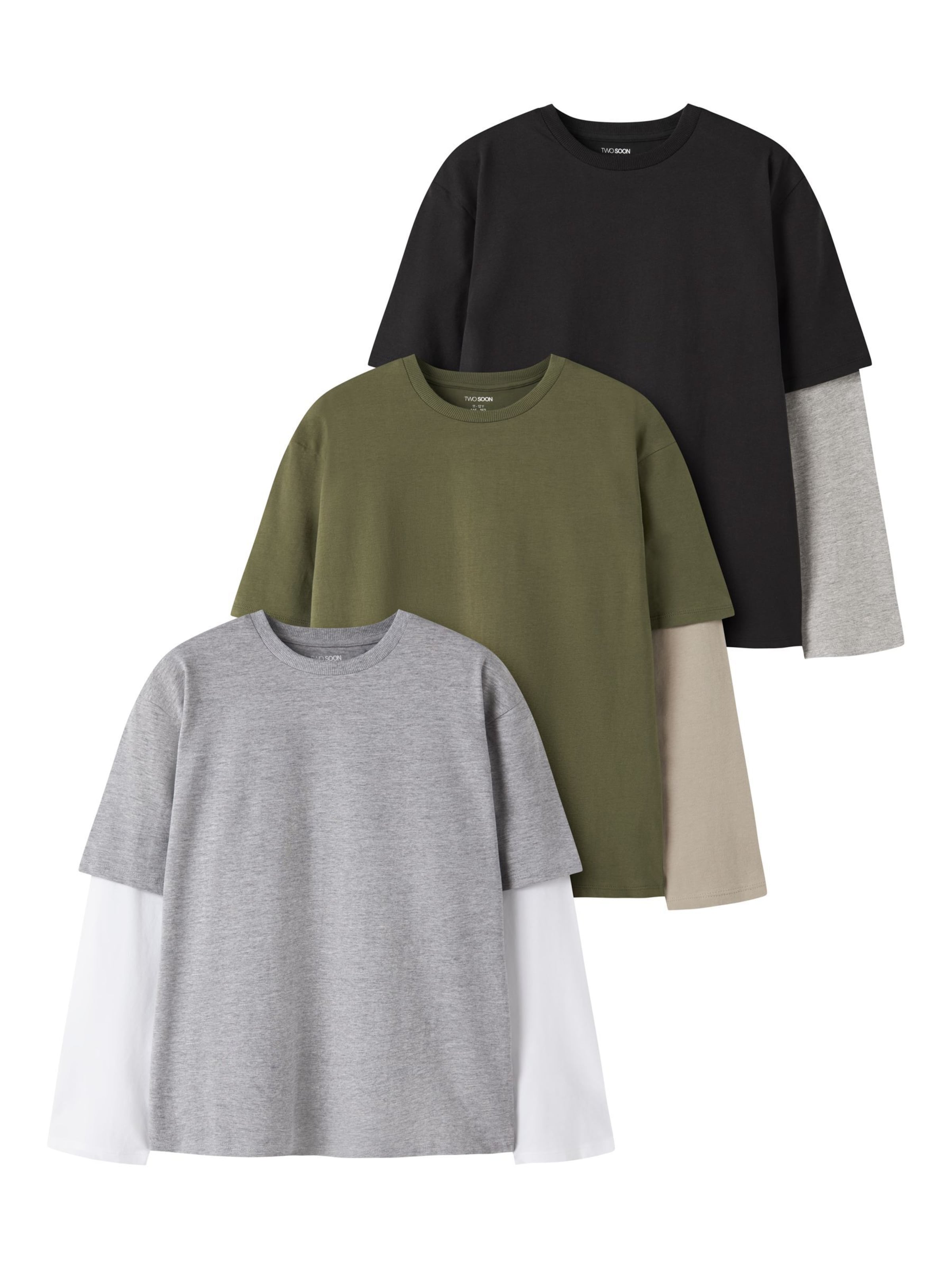 TWO SOON - Camiseta en Mezcla de colores: frente
