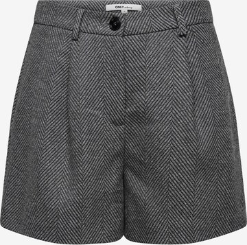 ONLY Loose fit Pleat-front trousers 'SHAY' in Grey: front