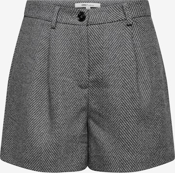 ONLY Loose fit Pleat-Front Pants 'SHAY' in Grey: front