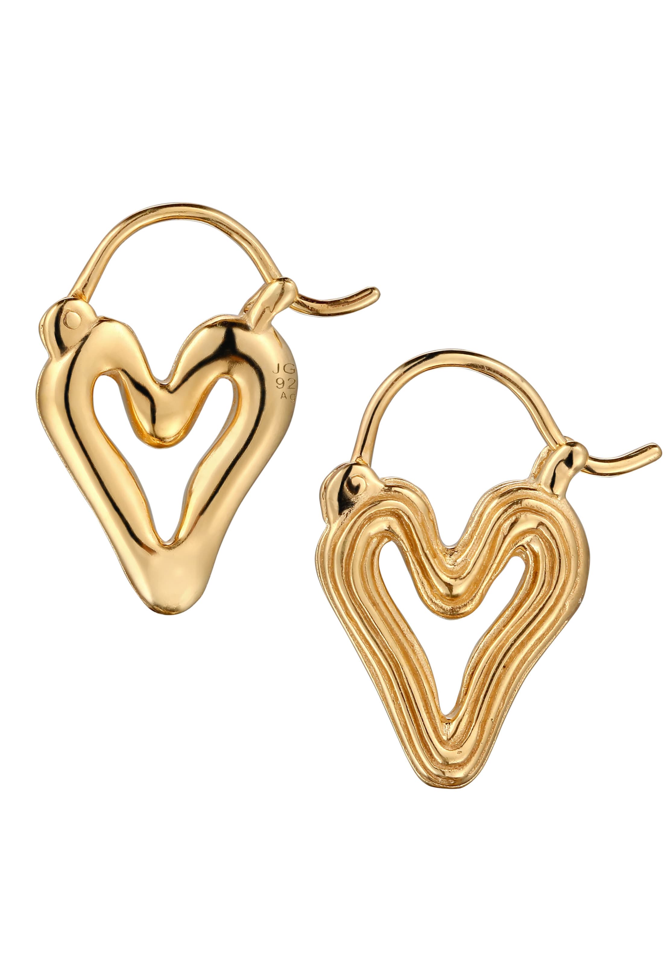 ELLI Earrings in Gold: front
