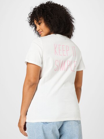 Vero Moda Curve T-Shirt 'LINA' in Weiß