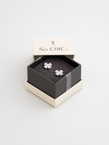 So Chic Ohrringe in Silber