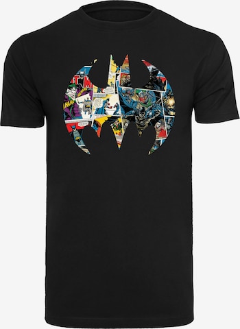 F4NT4STIC Shirt 'Batman Comic Book' in Black: front