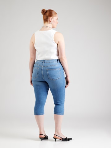 ONLY Carmakoma - Slimfit Vaquero 'CARWILLY' en azul