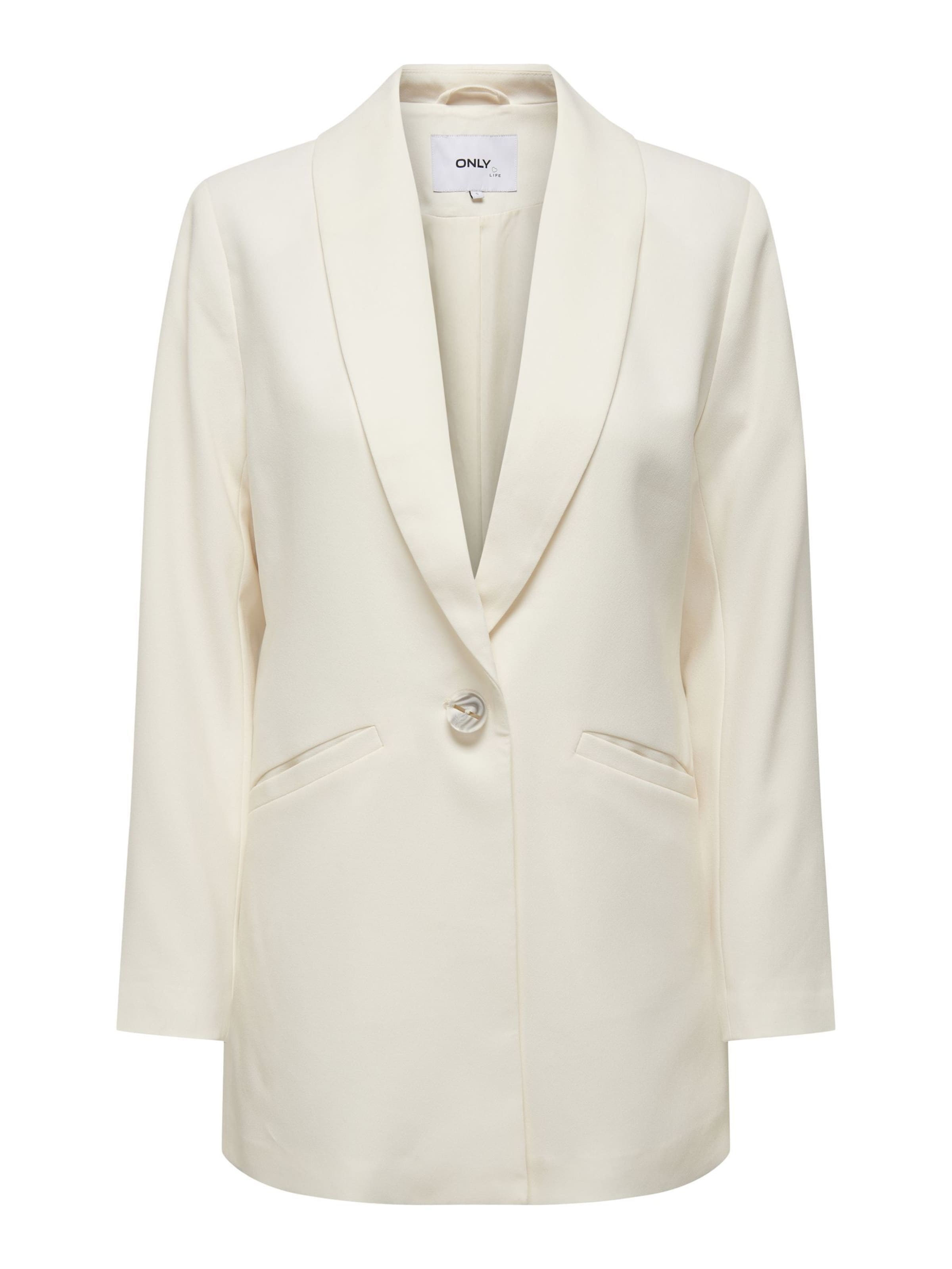 Blazer 'ONLLina' di ONLY in bianco: frontale