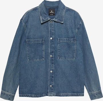 Pull&Bear Välikausitakki värissä sininen: etupuoli