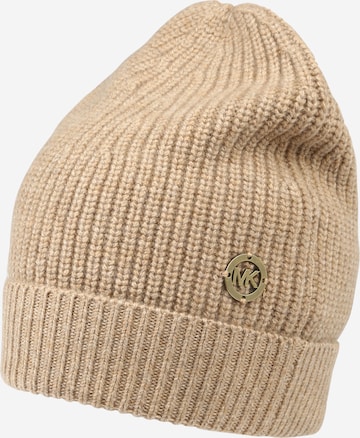 Bonnet MICHAEL Michael Kors en beige : devant