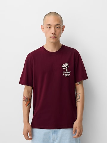 Bershka Shirt in Rood