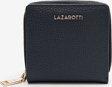 Lazarotti Wallet 'Bologna' in Blue: front