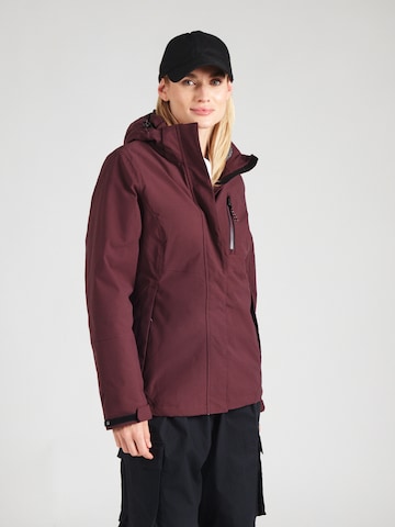 KILLTEC - Chaqueta de montaña en rojo: frente