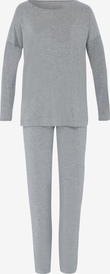 Hanro Pyjama ' Natural Elegance ' en gris, Vue avec produit