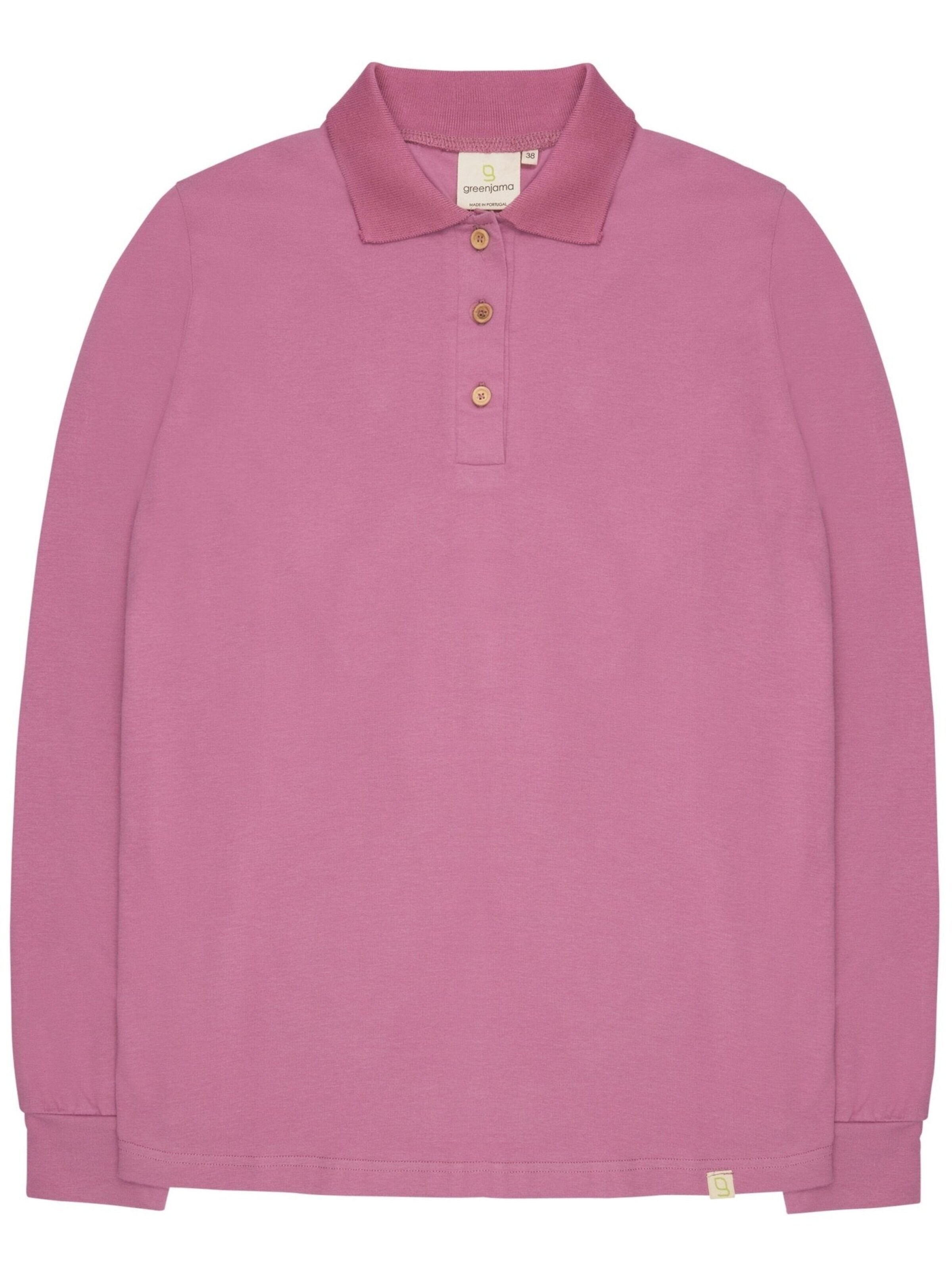 greenjama Pajama Shirt in Purple: front