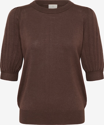 Pull-over 'KAlone' Kaffe en marron : devant