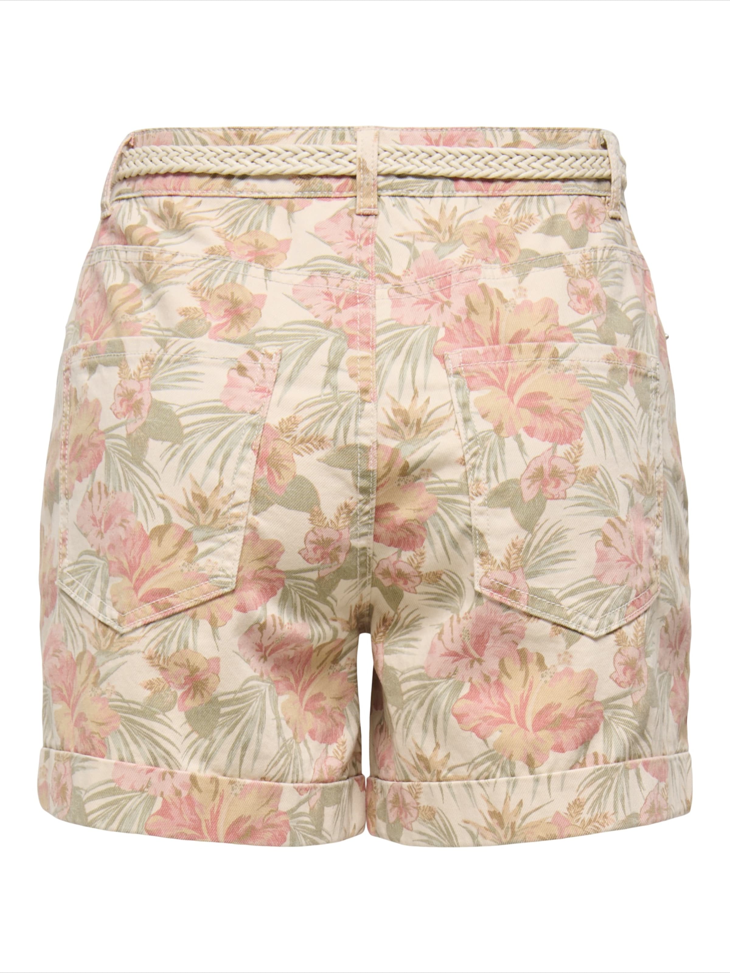 ONLY Regular Byxa i beige