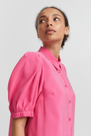 ICHI Shirt Dress 'CASSIOPEIA' in Pink