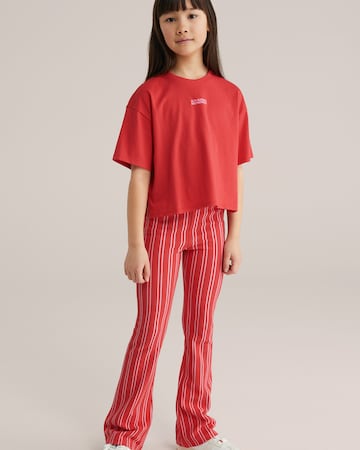 Loosefit Leggings di WE Fashion in rosso