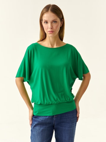 Camicia da donna 'Triga' di TATUUM in verde: frontale