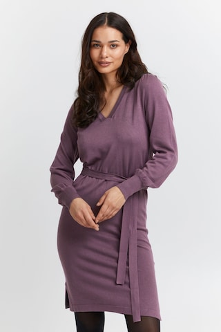 Fransa Knitted dress 'BLUME' in Purple: front