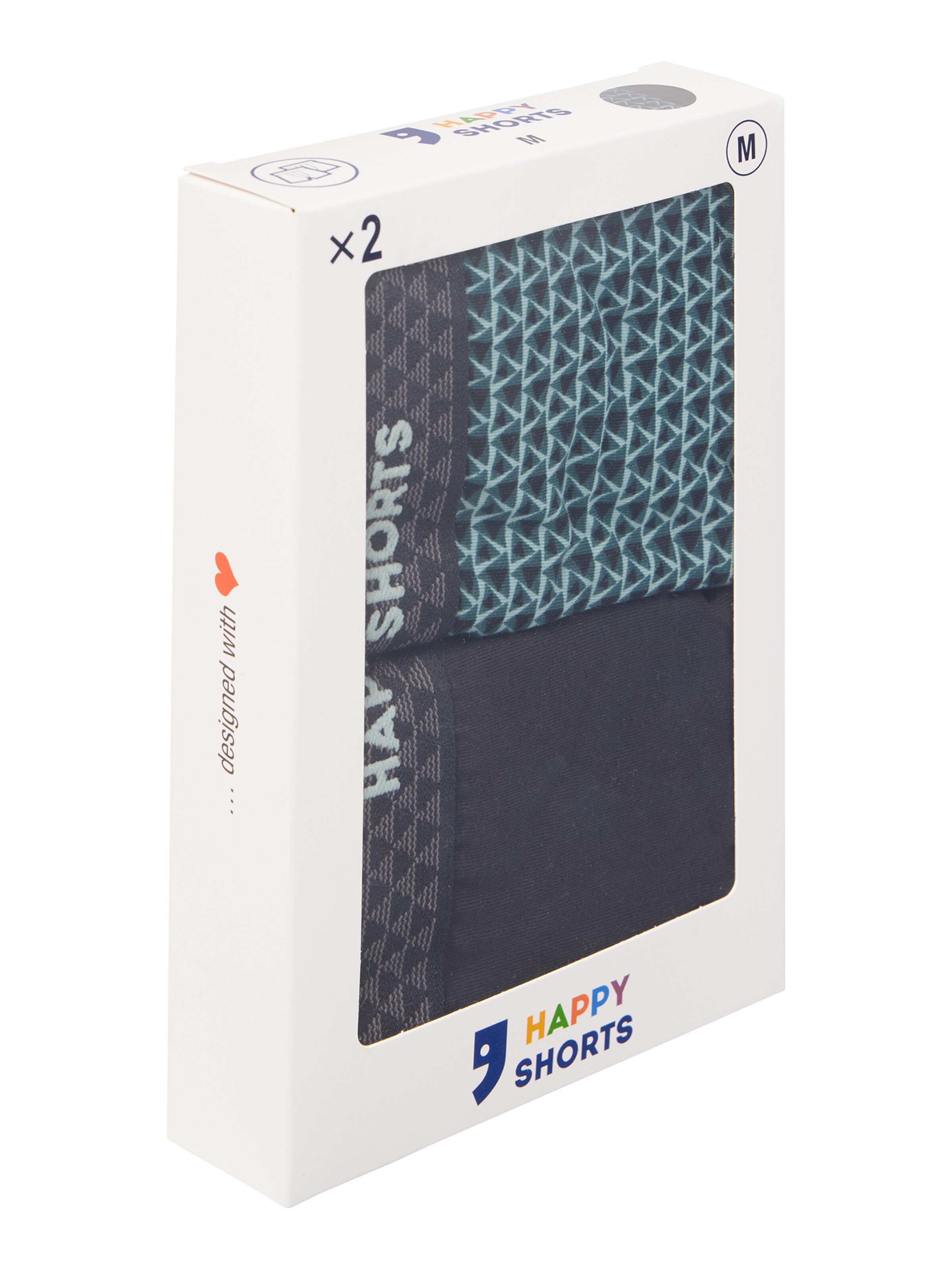 Happy Shorts - Boxers ' Dark Print Sets ' em azul