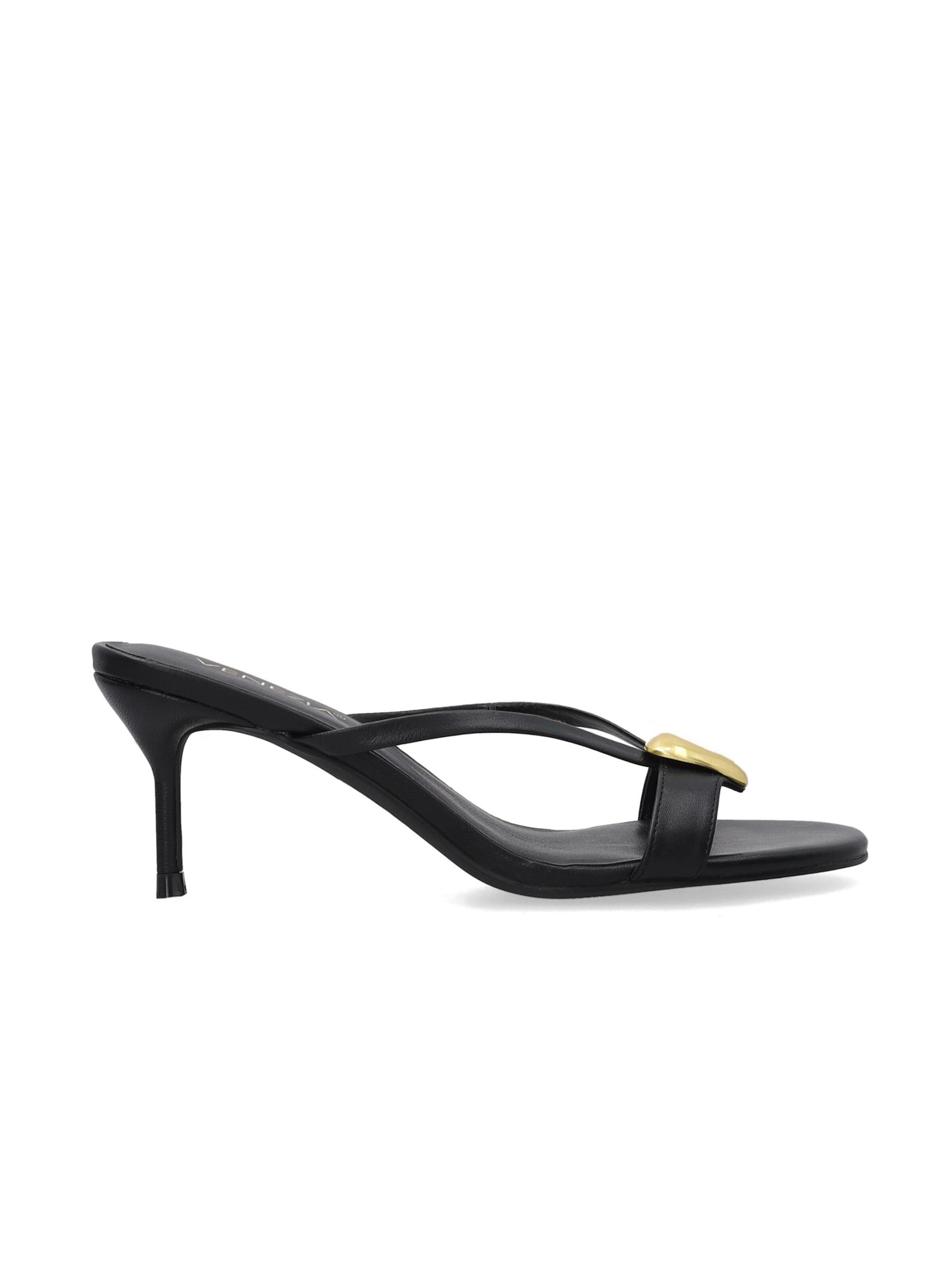 VENEZIA Pantolette 'Venezia' in Schwarz