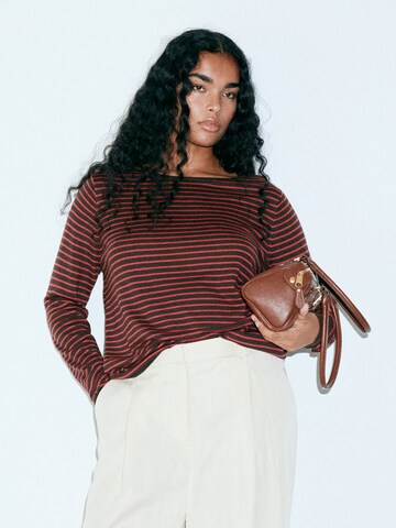MANGO Sweater 'SANSES' in Brown: front